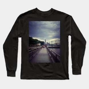 Hudson River Greenway Manhattan NYC Long Sleeve T-Shirt